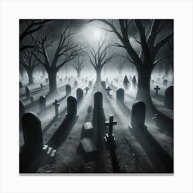 Graveyard Canvas Print