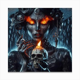 Satanic Woman 1 Canvas Print