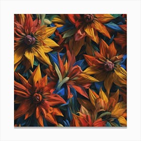 Flower pattern Canvas Print