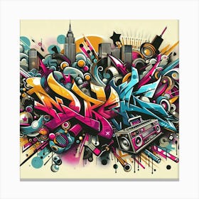 Graffiti Art 1 Canvas Print