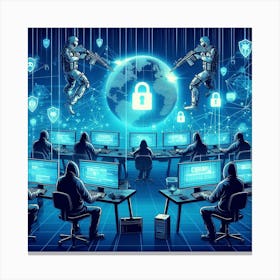 Cyber Security 1 Canvas Print