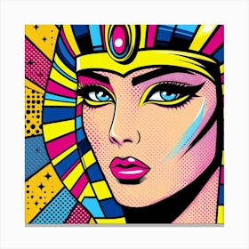 Pop Egyptian Nesma Rhyme Canvas Print