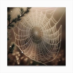 Spider Web Canvas Print