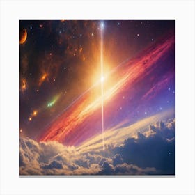 Space Background 1 Canvas Print