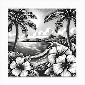 Hawaiian Beach 1 Canvas Print