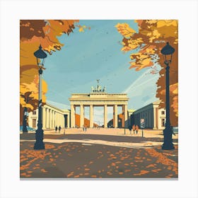 Autumn In Berlin Canvas Print