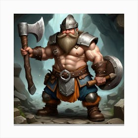 Viking Warrior Canvas Print