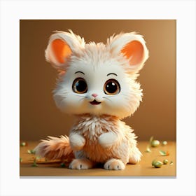 Cute Mouse 4 Canvas Print