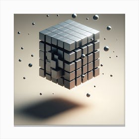 Cube 3D Canvas Print