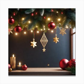 Christmas Decorations Canvas Print