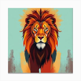 Lion head 1 Canvas Print