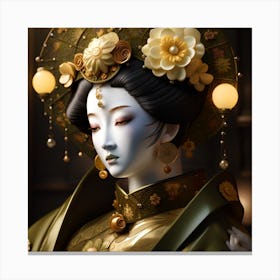 Geisha 23 Canvas Print