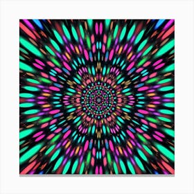 Abstract Psychedelic Pattern 12 Canvas Print