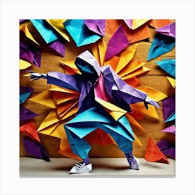 Origami Dancer 71 Canvas Print