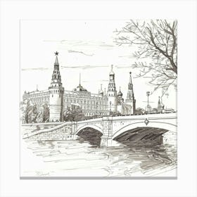 Moscow Kremlin 16 Canvas Print