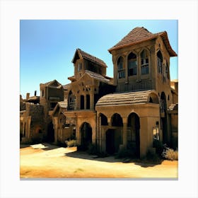 Deserted Castle Canvas Print