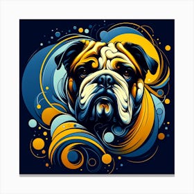 English Bulldog 02 Canvas Print