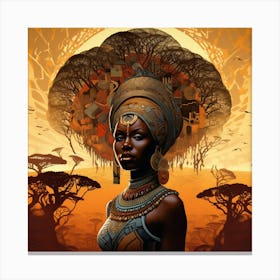 African Woman 26 Canvas Print