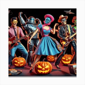 Halloween Party26 Canvas Print