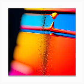 Close Up Of A Colorful Car Canvas Print