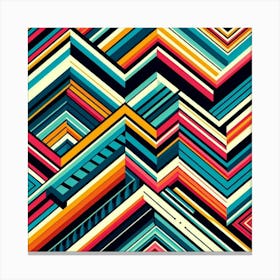 Abstract Geometric Pattern 32 Canvas Print