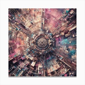 Futuristic City Canvas Print