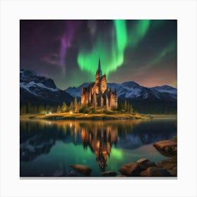 Aurora Castle Canvas Print