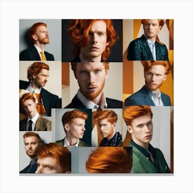 Red Haired Men Canvas Print
