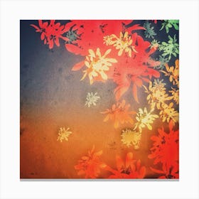 Multicoloured Jolly Abstract. Meadow Canvas Print