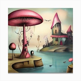 Pink Castle Canvas Print