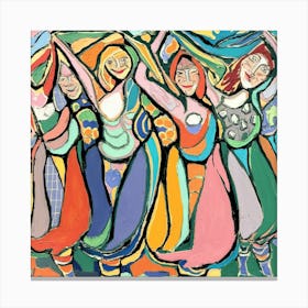 Four Dancers 1 Canvas Print