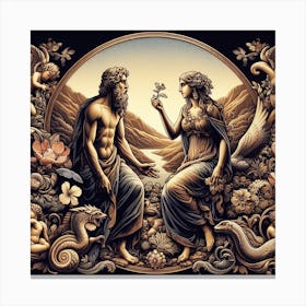 Aphrodite And Jupiter Canvas Print