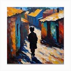 The army’s son Canvas Print