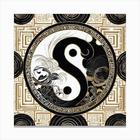 Yin Yang 13 Canvas Print