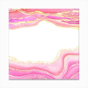 Sparkling Pink Agate Texture 08 1 Canvas Print