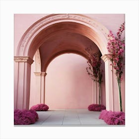 Pink Archway 4 Canvas Print