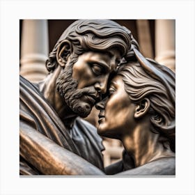 Jesus And Mary Canvas Print