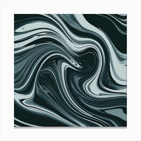 Black and White Abstract Art 47 Canvas Print