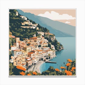 Amalfi Coast, Suisse Art Print Canvas Print