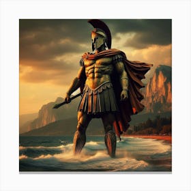 Mythological Hero Canvas Print