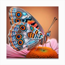 Footprint Butterfly Art 1 Canvas Print