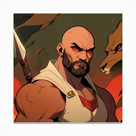 God Of War Canvas Print