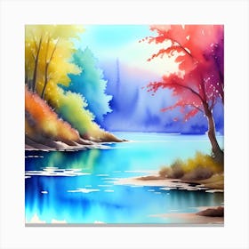 Watercolor Painting 1 Canvas Print