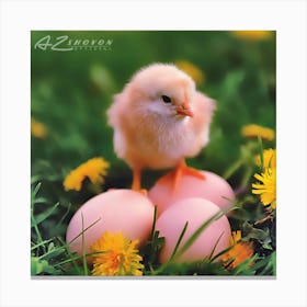 Easter Chick Canvas Print