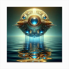 Space Sphere Canvas Print