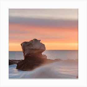 Sunset At The Beach Canvas Print