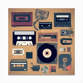 Cassette Tapes 5 Canvas Print