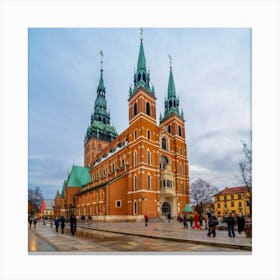 Wrocaw Cathedral Canvas Print