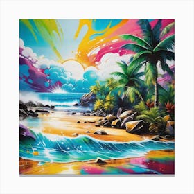 Tropical Paradise 4 Canvas Print