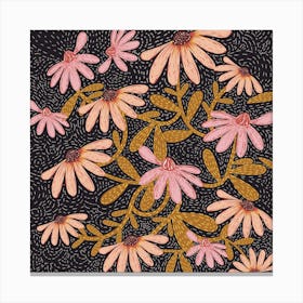 Pink Daisies Canvas Print